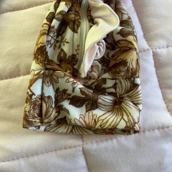 Sweet Honey Girls 5Y Floral Zipper Pajamas Lounge‎ Romper Ruffle - Picture 7 of 14